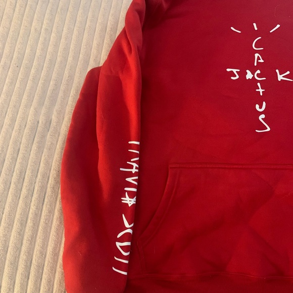 Cactus Jack by Travis Scott Tops - Cactus Jack by Travis Scott Red Hoodie